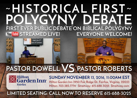 Debate Pastor Dowell vs Pastor Roberts Hebrew Marriage