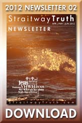 Download: Straitway Newsletter 2012 02 'His Name'