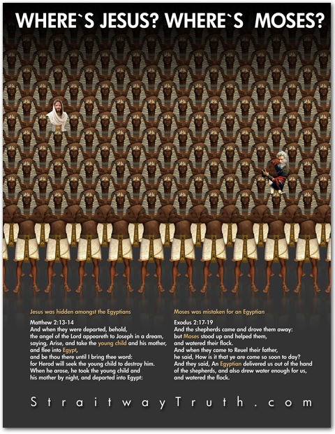 Where's Jesus? Where's Moses? www.StraitwayTruth.com